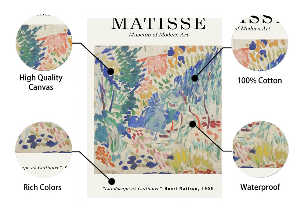 'Henri Matisse' Art Print Collection on Print Paint on Canvas