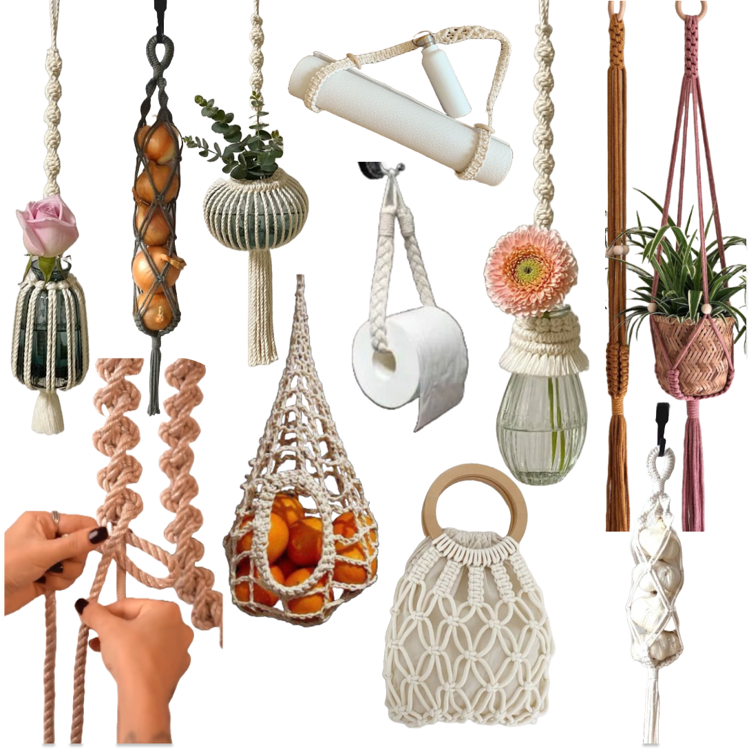 Natural Cotton Macrame Cord – 1mm to 6mm DIY Craft Rope for Boho Decor & Handmade Projects