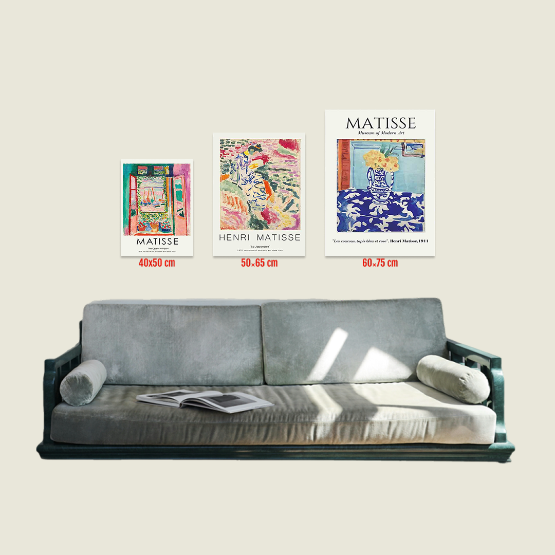 'Henri Matisse' Art Print Collection on Print Paint on Canvas