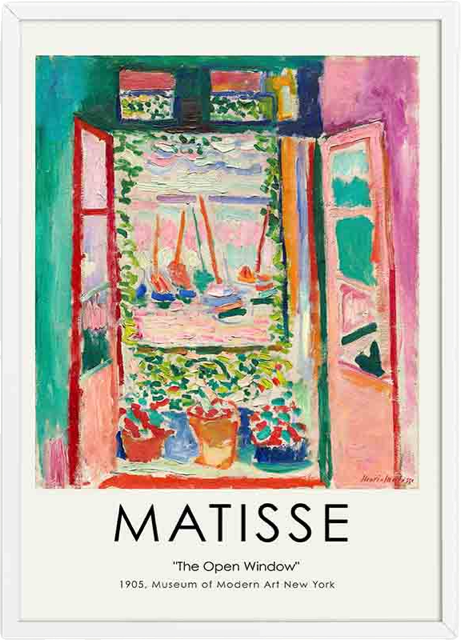 'Henri Matisse' Art Print Collection on Print Paint on Canvas