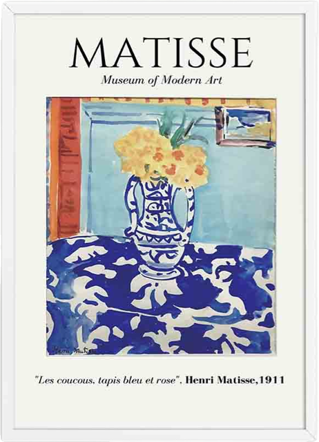 'Henri Matisse' Art Print Collection on Print Paint on Canvas