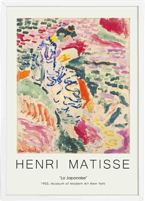 'Henri Matisse' Art Print Collection on Print Paint on Canvas