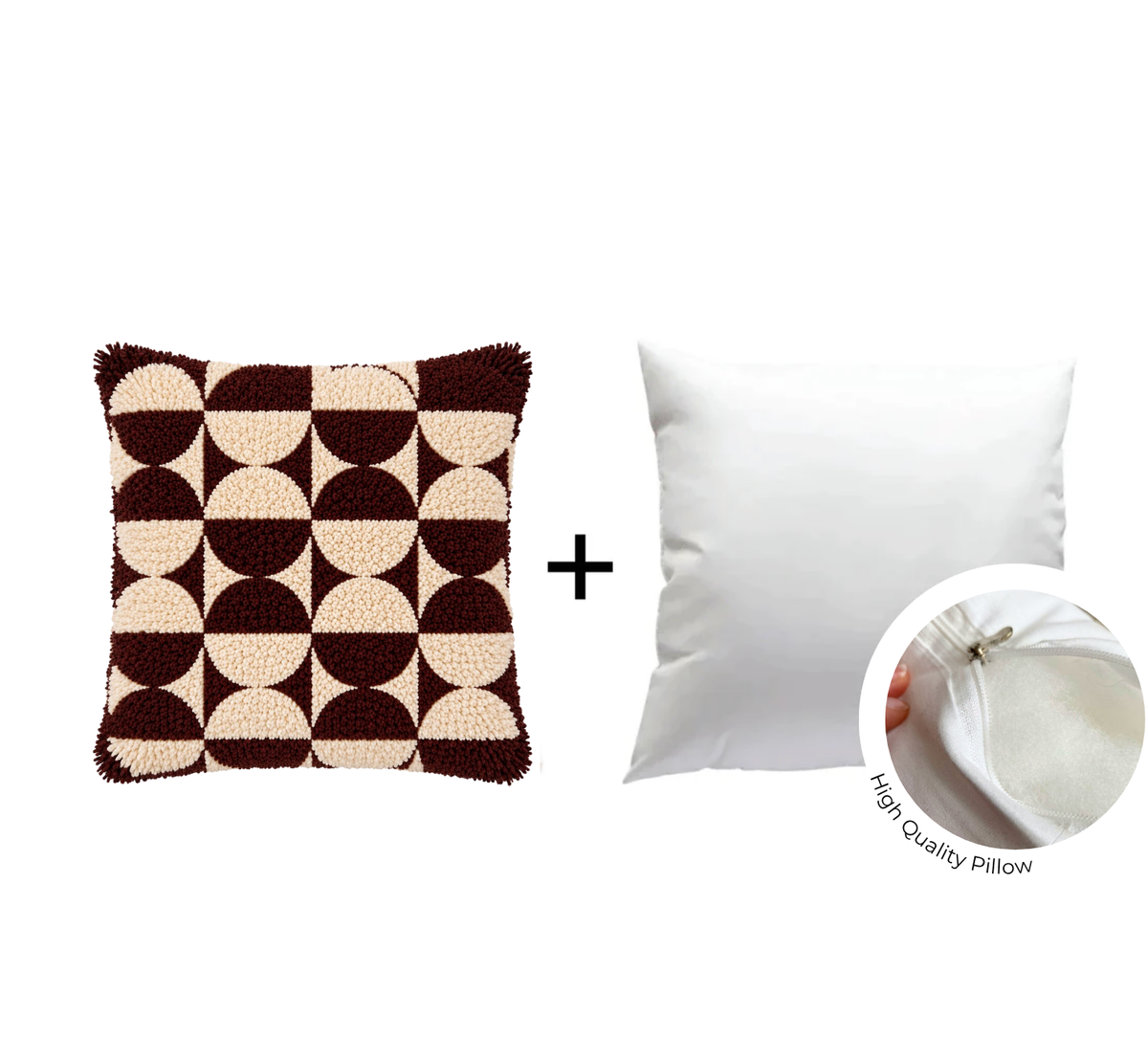 Smyrna Latch Hook Cushion - Jordania FlatPackPony