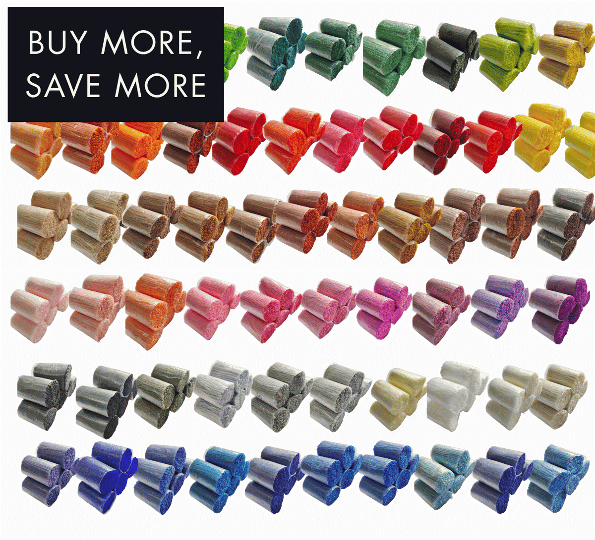 Precut Latch Hook Yarn, 6cm Acrylic Strands Flatpackpony