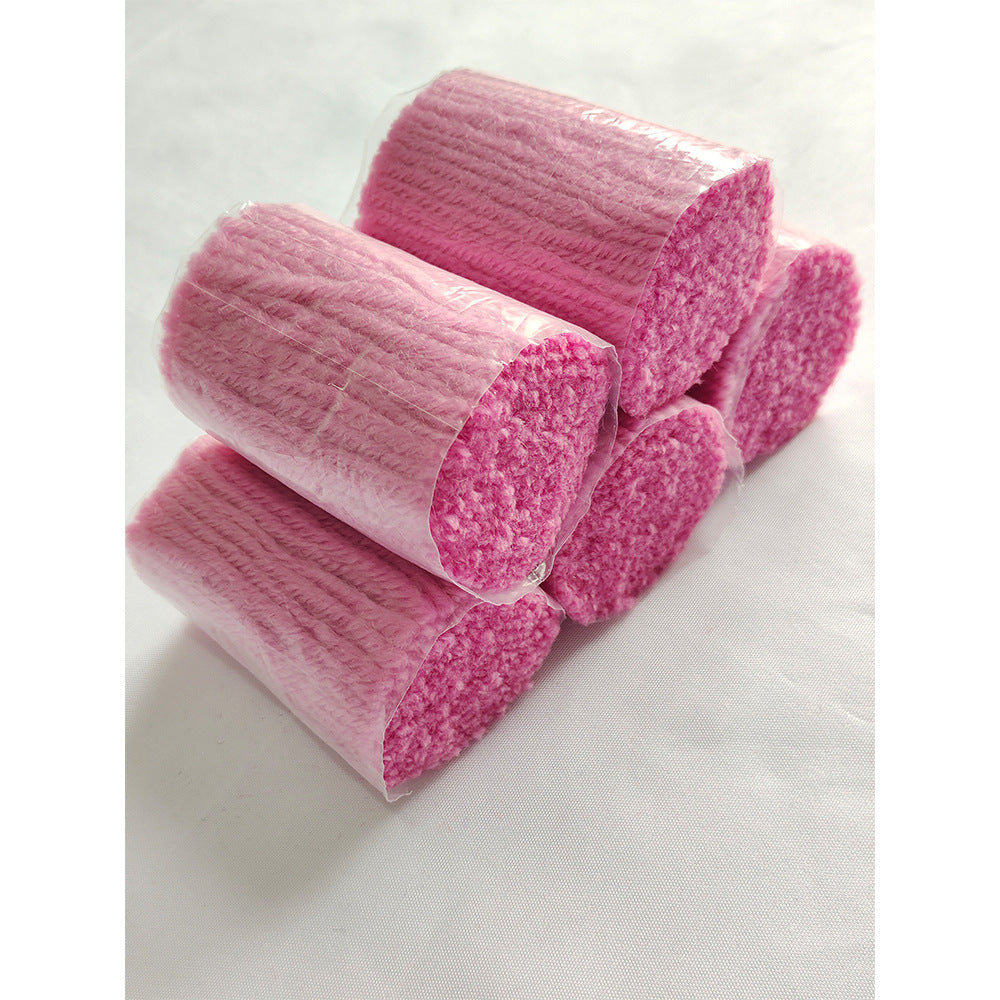 Precut latch hook yarn, 6cm acrylic strands, Flatpackpony