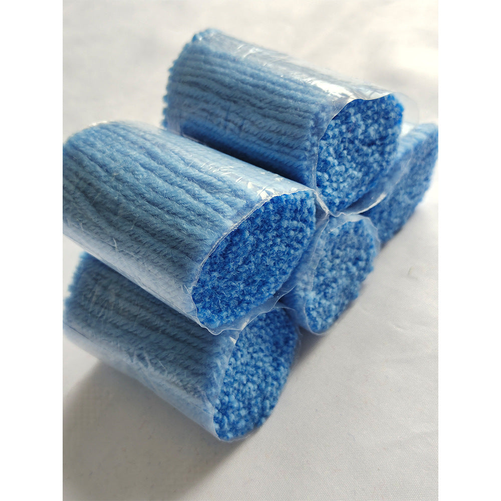 Precut latch hook yarn, 6cm acrylic strands, Flatpackpony