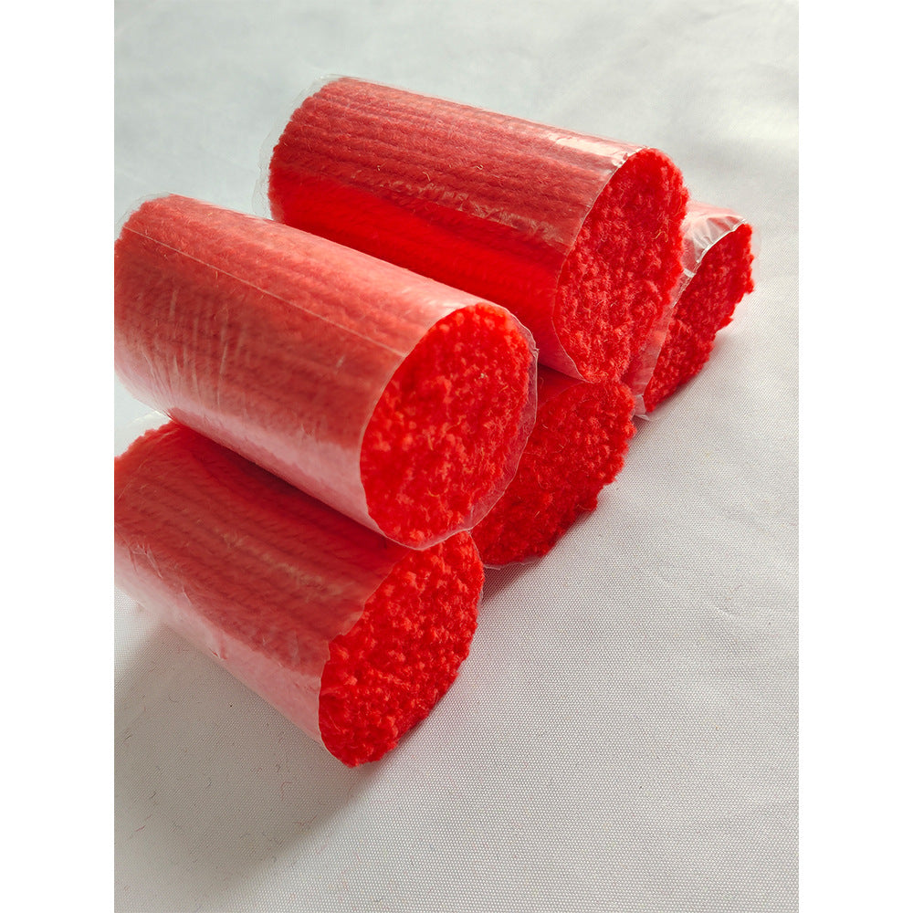 Precut latch hook yarn, 6cm acrylic strands, Flatpackpony