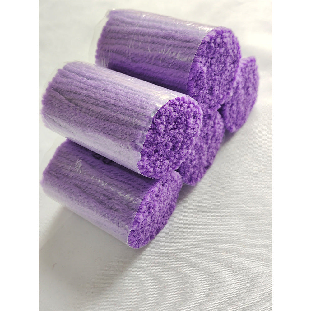 Precut latch hook yarn, 6cm acrylic strands, Flatpackpony