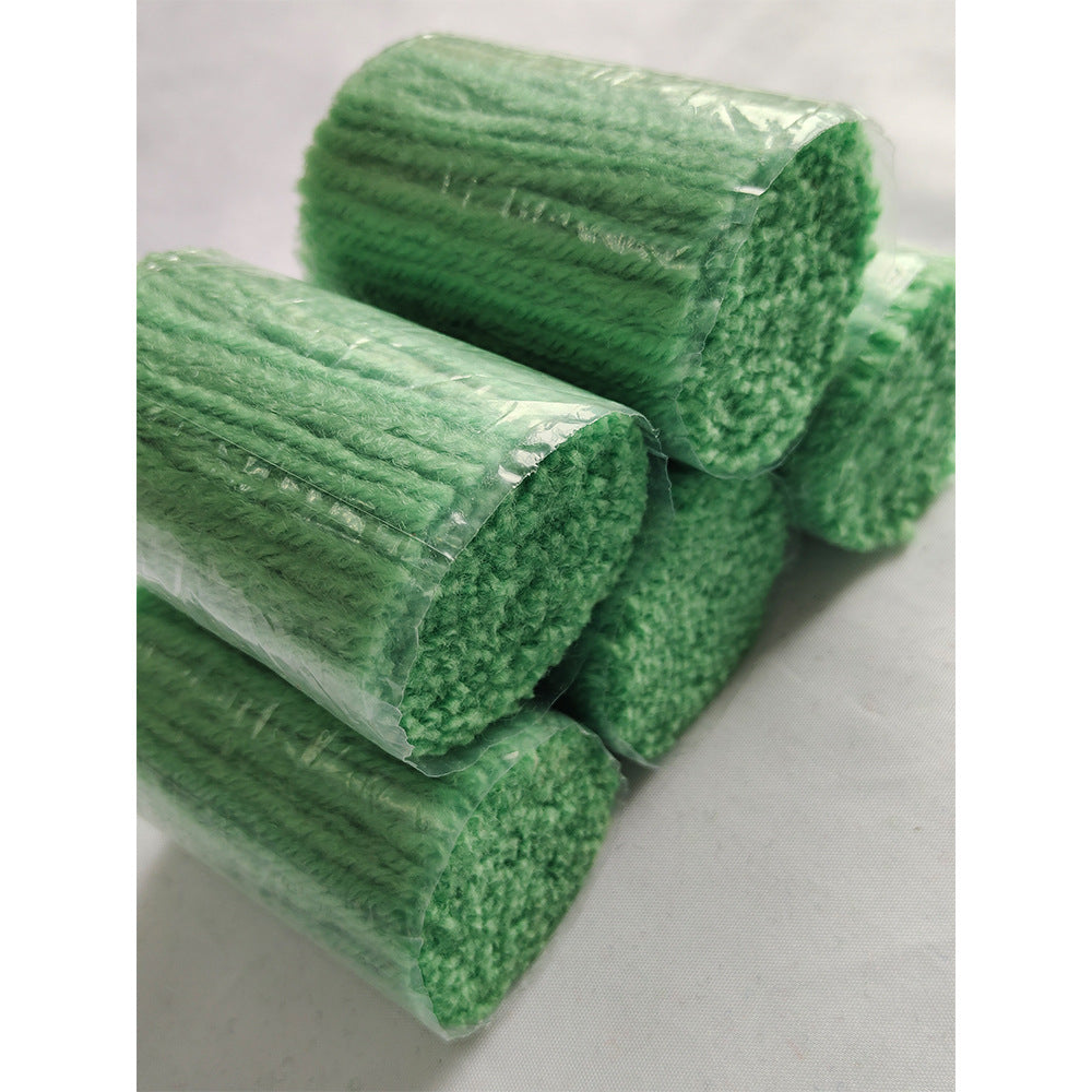 Precut latch hook yarn, 6cm acrylic strands, Flatpackpony