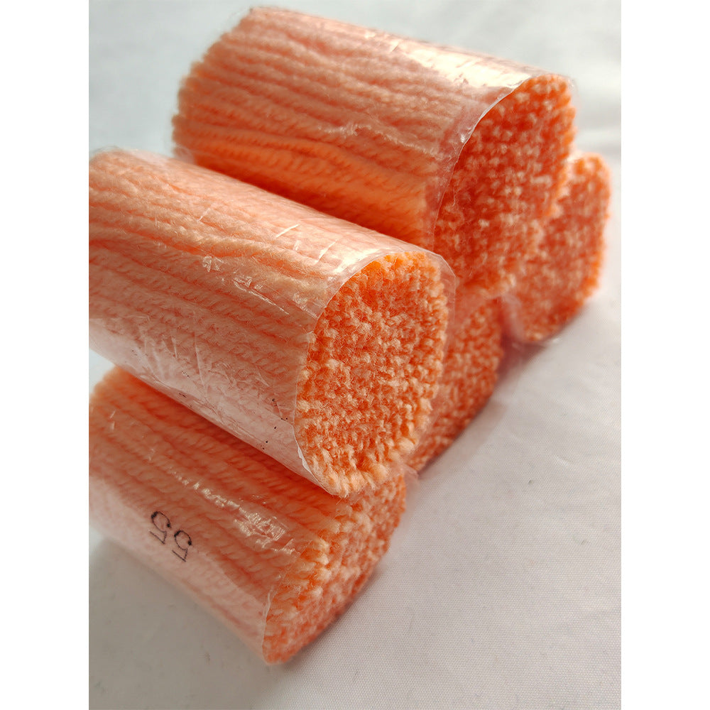 Precut latch hook yarn, 6cm acrylic strands, Flatpackpony