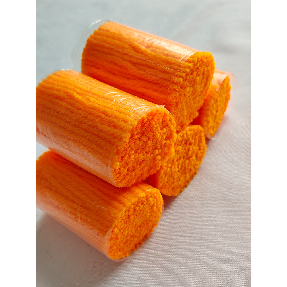 Precut latch hook yarn, 6cm acrylic strands, Flatpackpony