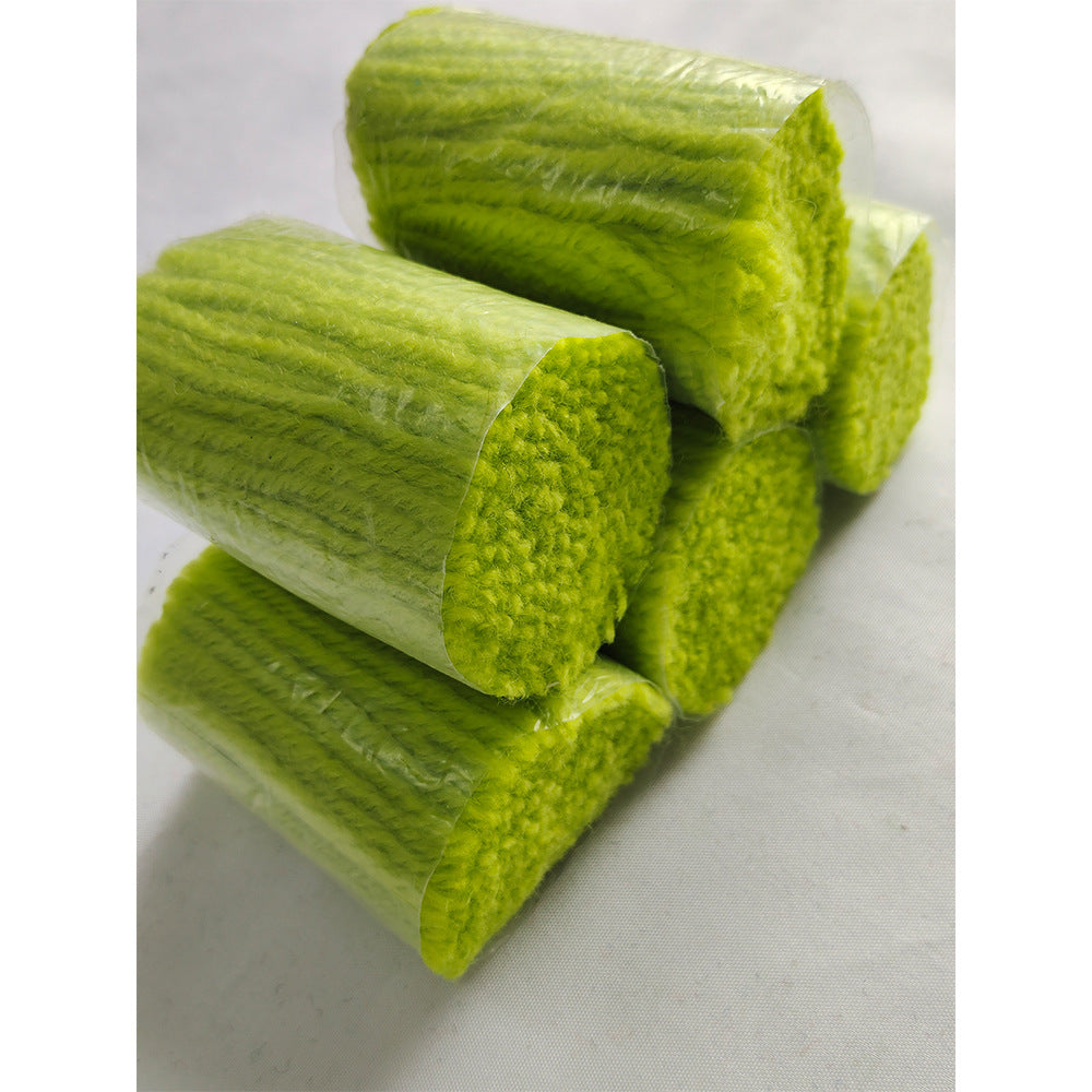 Precut latch hook yarn, 6cm acrylic strands, Flatpackpony