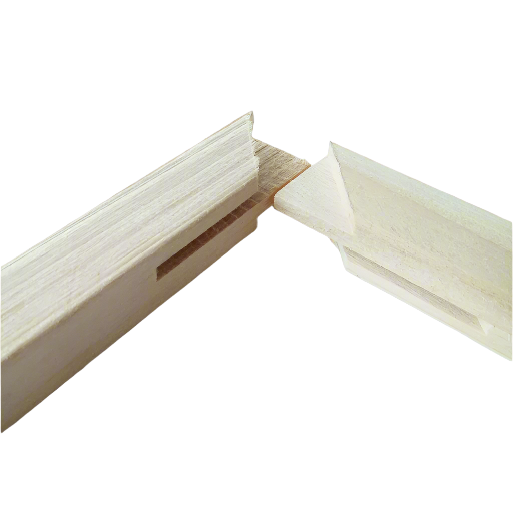 Two wooden pieces that need to be put together