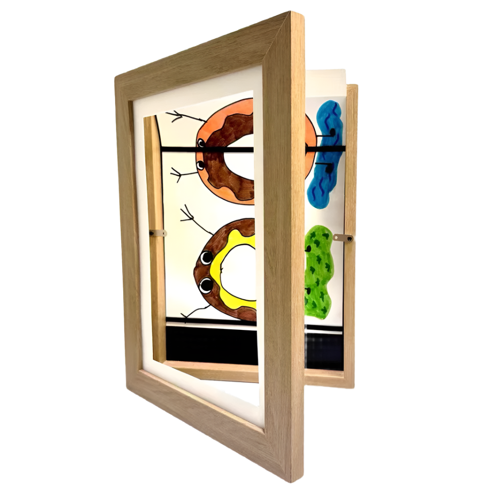 FlatPackPony™ Kids Art Display And Storage Frame