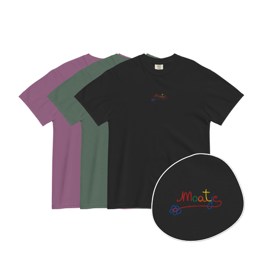 FlatPackPony™ Original - Unisex garment-dyed heavyweight t-shirt 'Moatje'