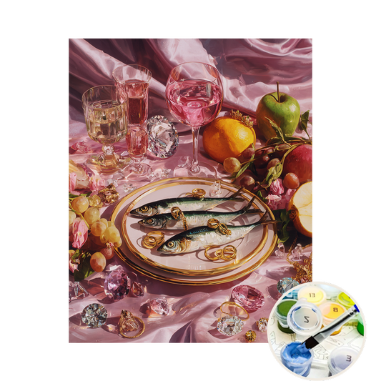 FlatPackPony™ Original - Paint by Numbers Kit – 'Sardinerie'