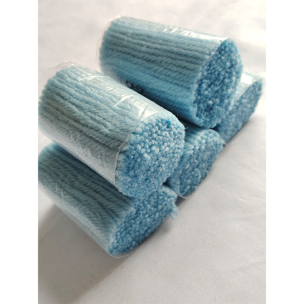 Precut latch hook yarn, 6cm acrylic strands, Flatpackpony