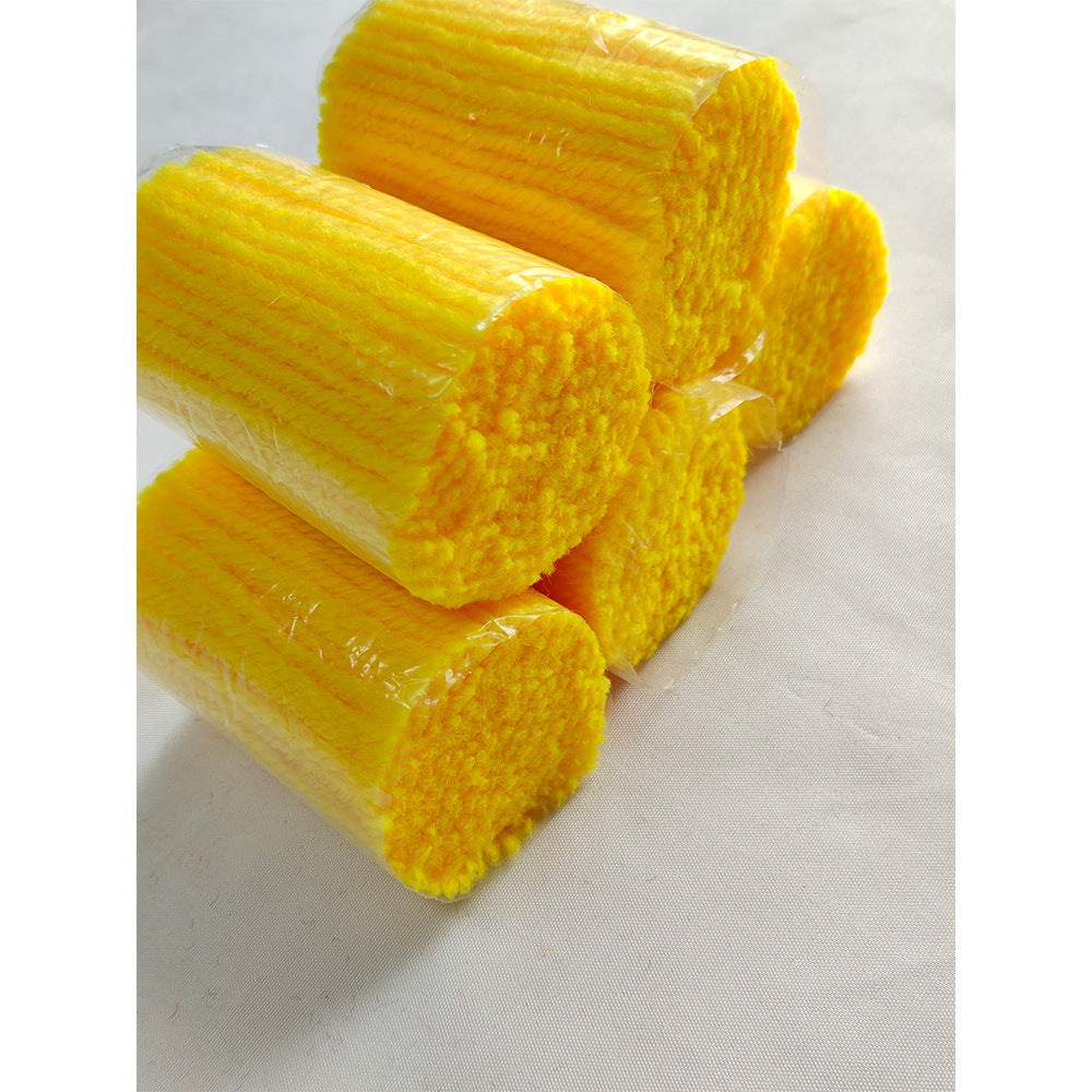 Precut latch hook yarn, 6cm acrylic strands, Flatpackpony