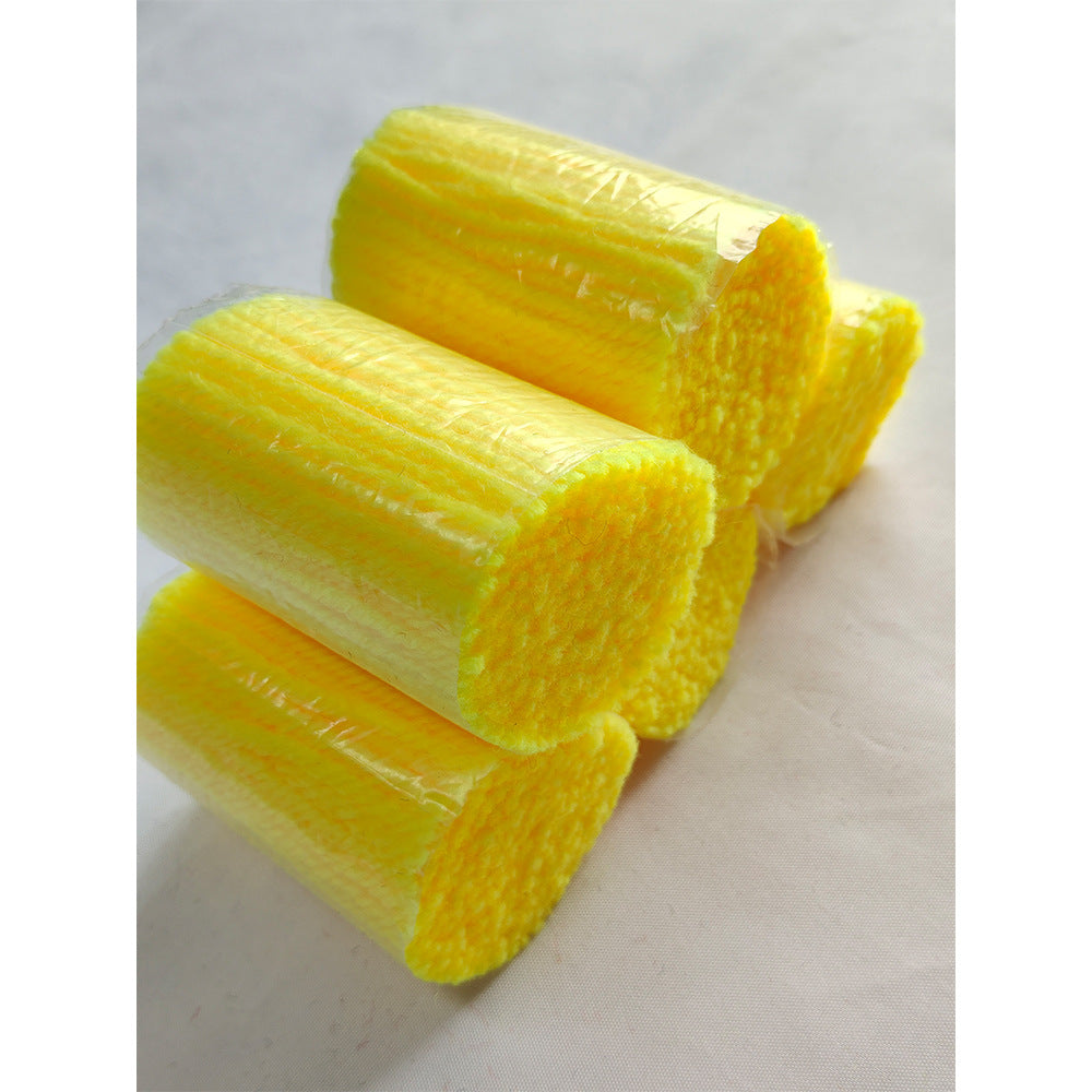 Precut latch hook yarn, 6cm acrylic strands, Flatpackpony