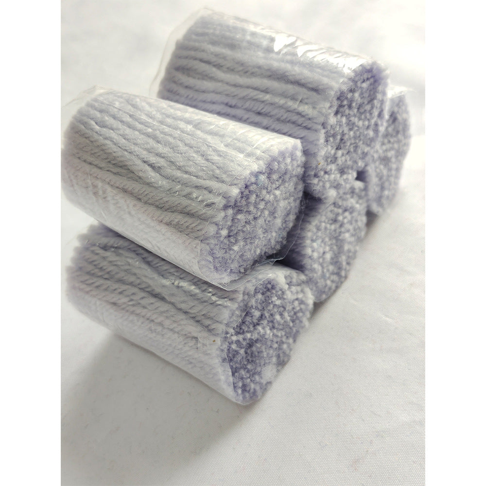 Precut latch hook yarn, 6cm acrylic strands, Flatpackpony