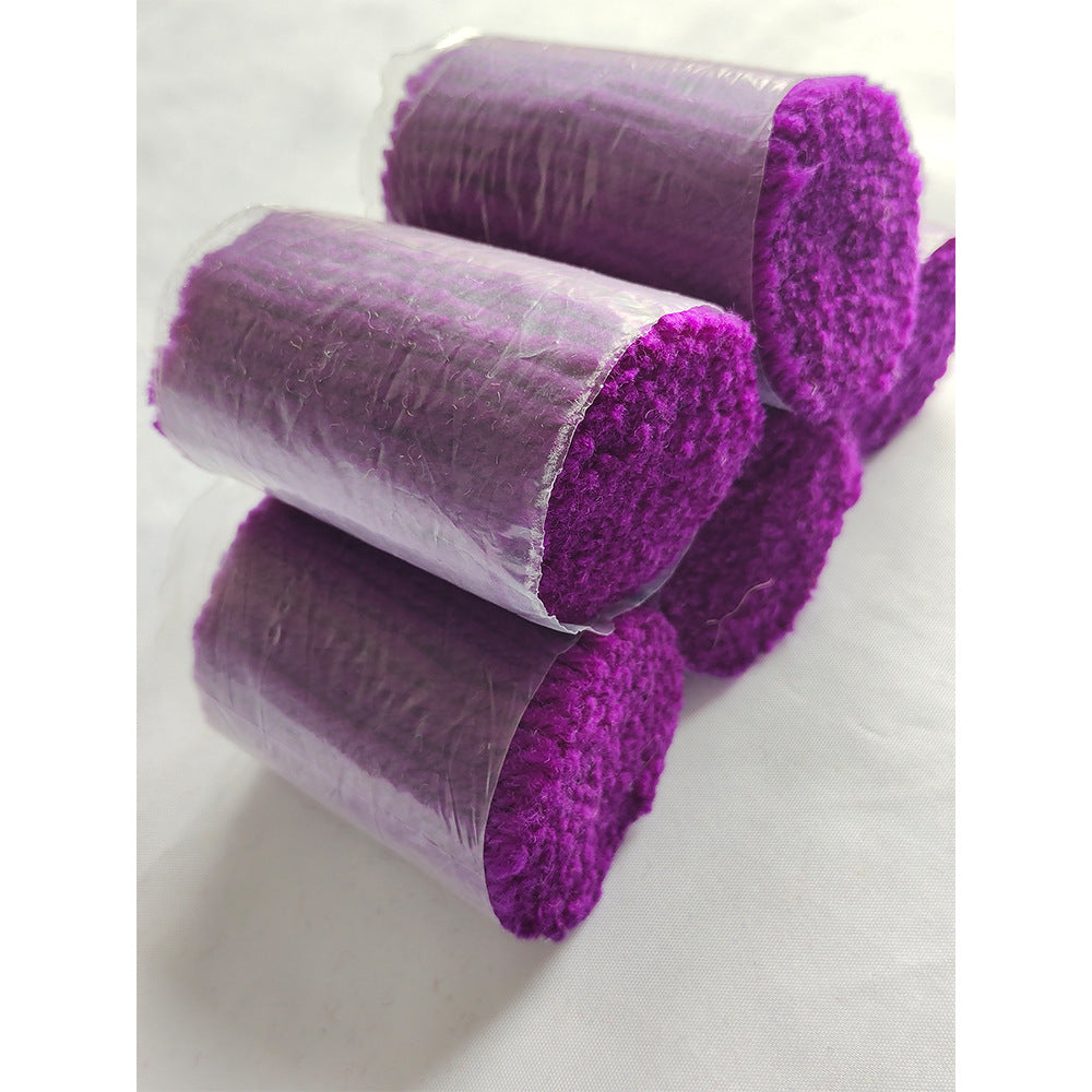 Precut latch hook yarn, 6cm acrylic strands, Flatpackpony