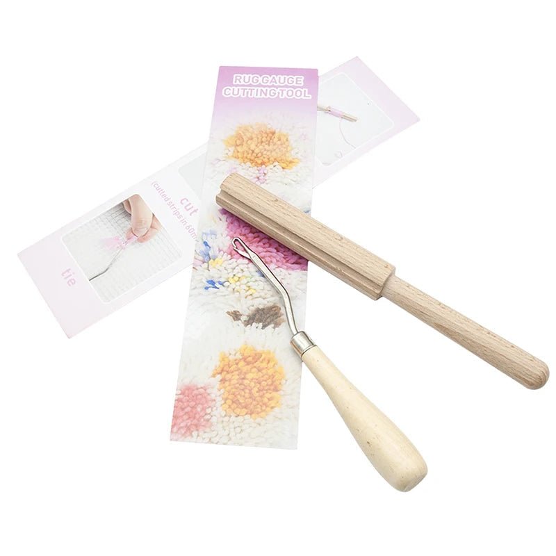 Latch Hook & Latch Hook Yarn Cutter – Set of 2 Tools - Flatpackpony