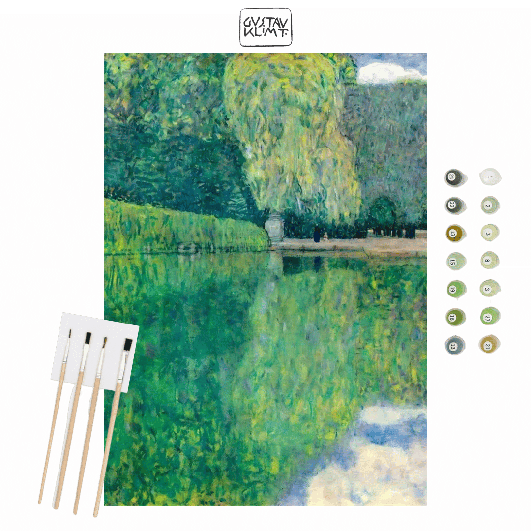 Paint by Numbers – Gustav Klimt Park of Schönbrunn - Flatpackpony