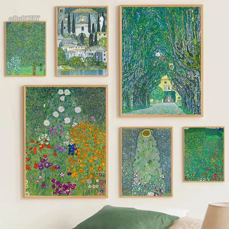 Paint by Numbers – Gustav Klimt Farmhouse in Upper Austria - Flatpackpony