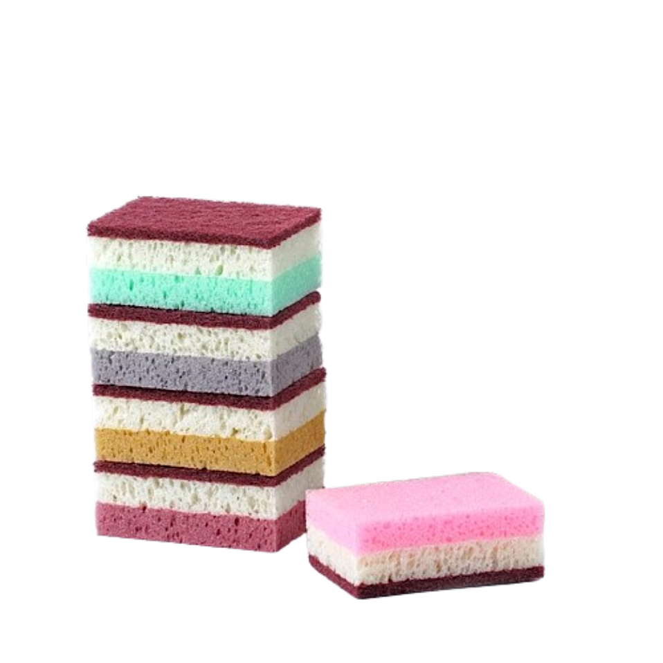 FlatPackPony™ Pink High Density Sponges 5-PACK