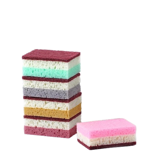 FlatPackPony™ Pink High Density Sponges 5-PACK