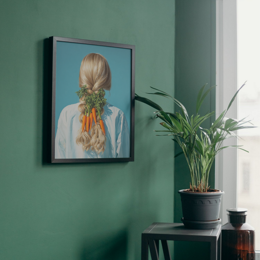 FlatPackPony™ Original - 'It's the carrot girl again' - Quality Wall Art Poster