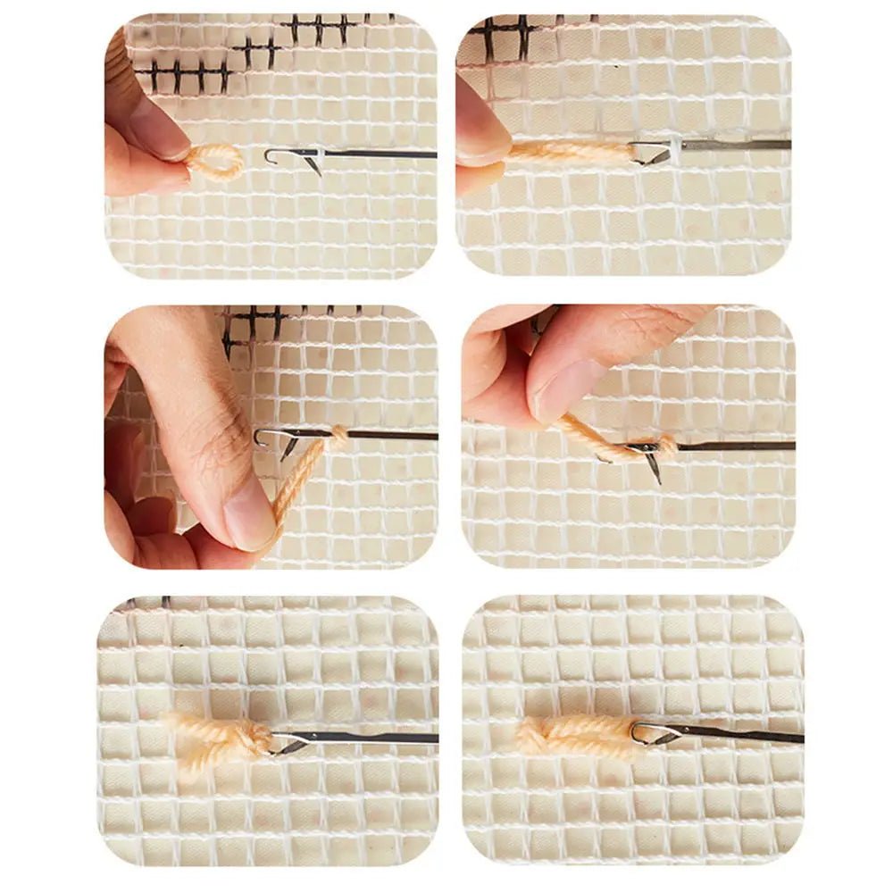 Smyrna Latch Hook Rug Kit - April - Flatpackpony