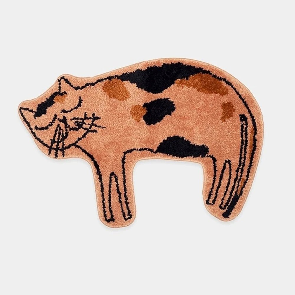 Smyrna Latch hook Rug Kit Set of a Cat - Lassie - 50x75 cm - Flatpackpony