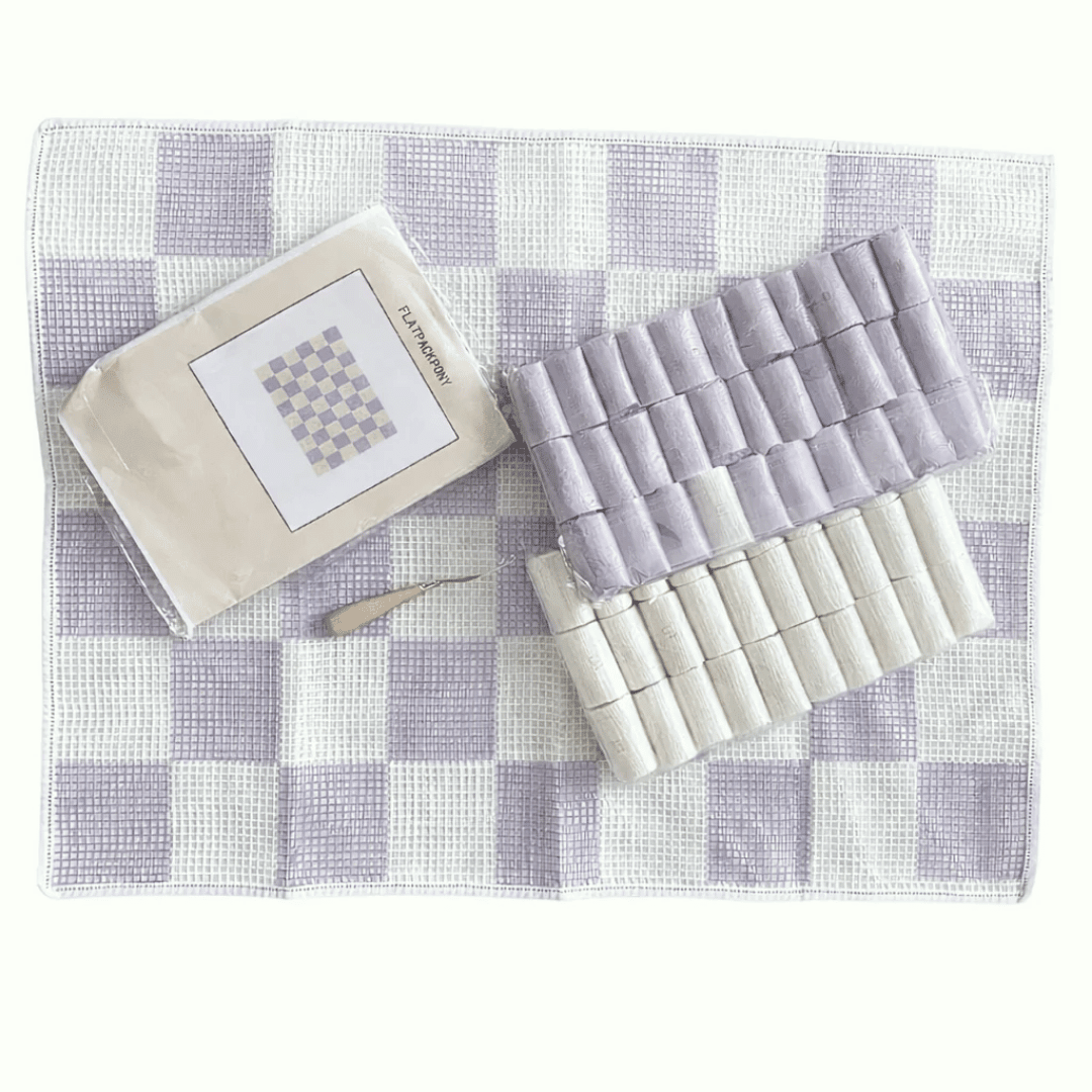 Smyrna Latch Hook Rug - Kyra - Flatpackpony