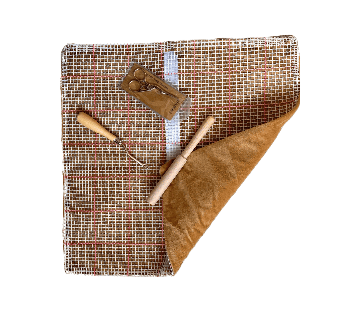 Smyrna Latch Hook Starter Kit - Pillow + Tools - Flatpackpony