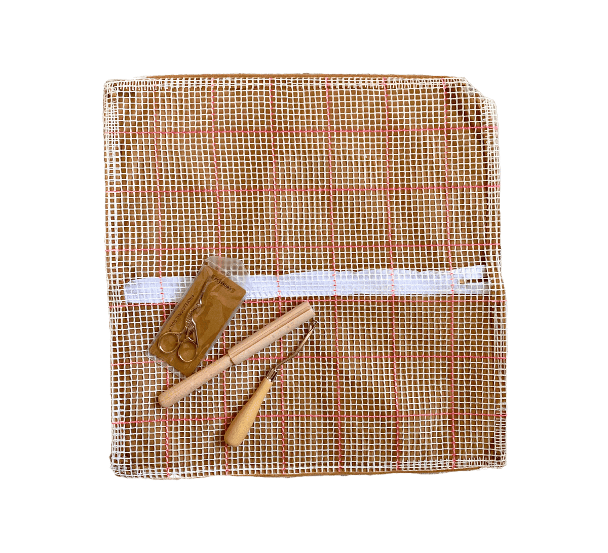 Smyrna Latch Hook Starter Kit - Pillow + Tools - Flatpackpony