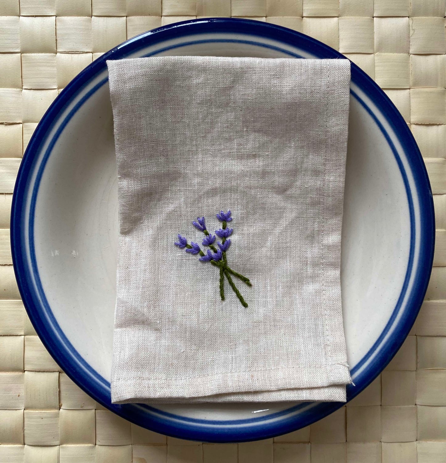 Complete Embroidery Set Starter Kit — Thread, Hoop, Napkins, Needles & How To Video for DIY Hand Embroidery Projects