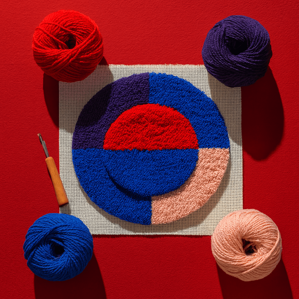 Wall Art Punch Needle Kit 'Avole' - Flatpackpony